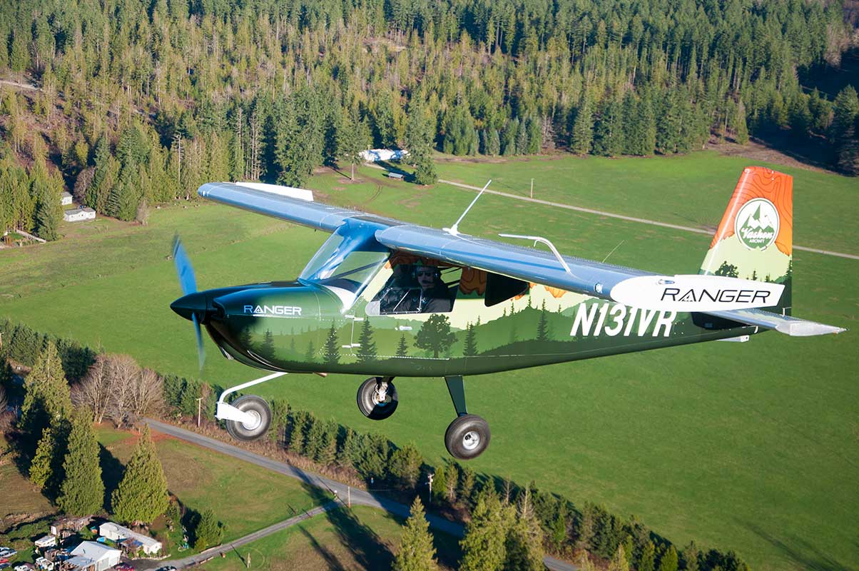 The Vashon Ranger R7 flying near Seattle, WA